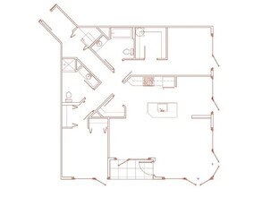 2x2D Den 211 floor plan